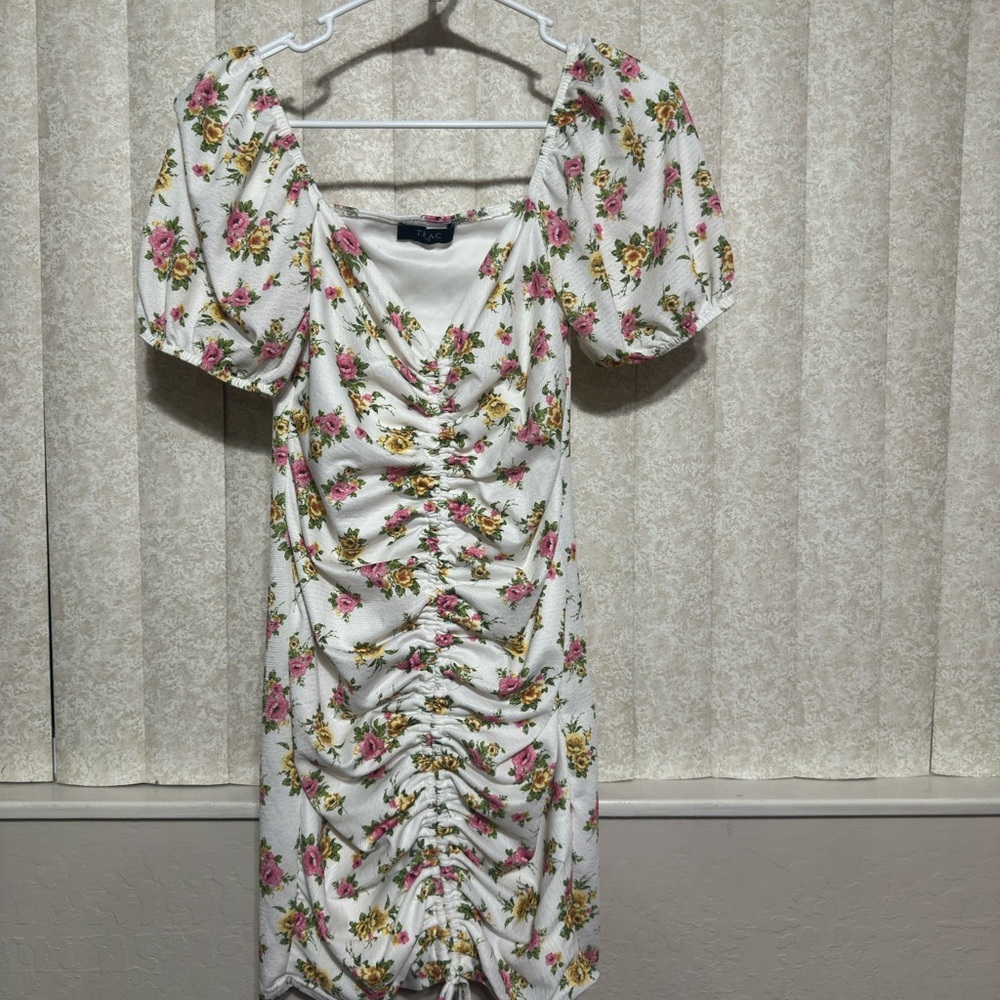 Floral White Dress